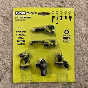 Ryobi Mini Keychain Set
